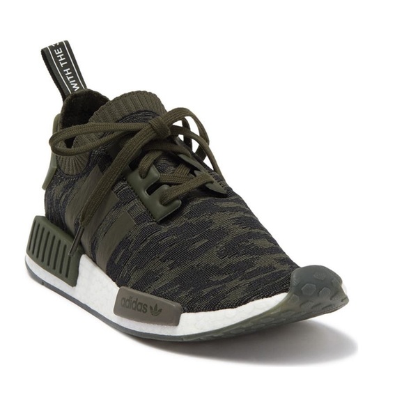 adidas NMD_R1 Primeknit Night Cargo Sneaker - Picture 2 of 14